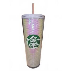 Starbucks White Sequins Venti Tumbler - NWT‎